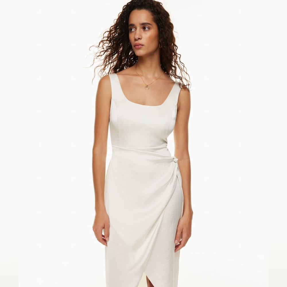 Artizia Wilfred Saturn Satin Midi Dress
